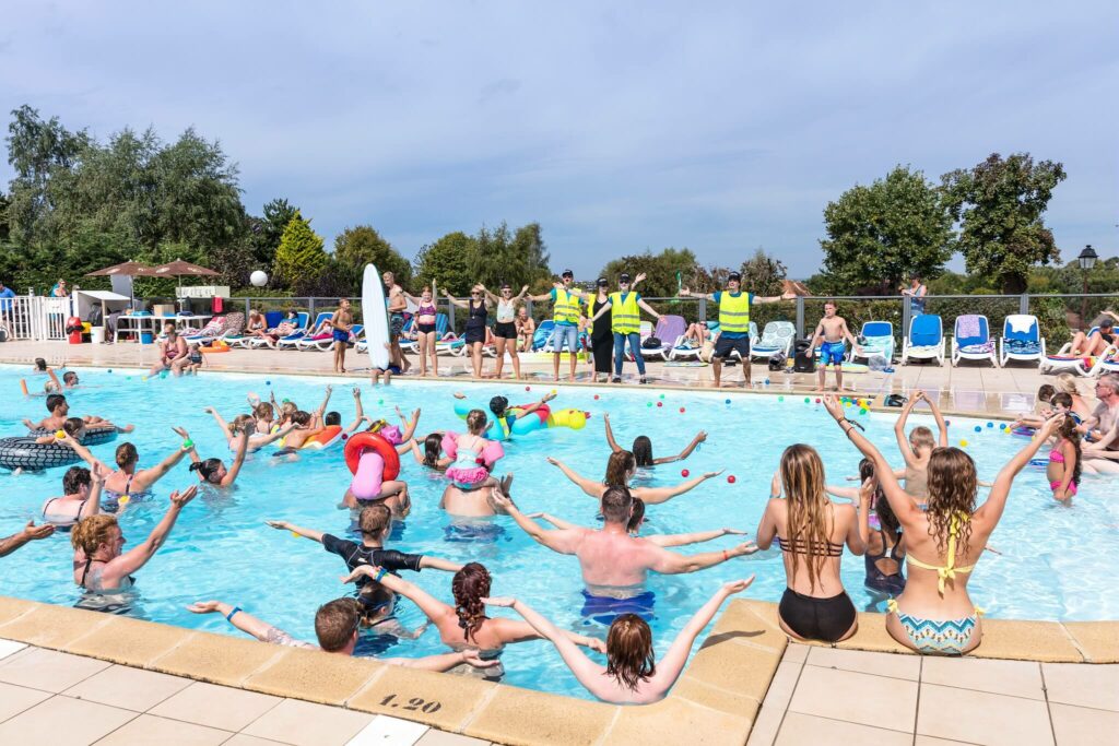 animation en piscine