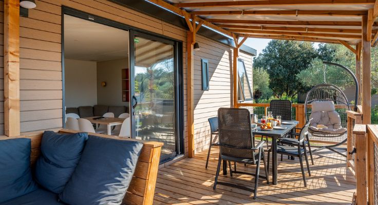 mobil-home Ultimate terrasse
