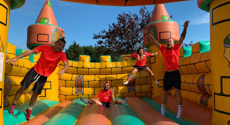 structure gonflable - camping La Vallée
