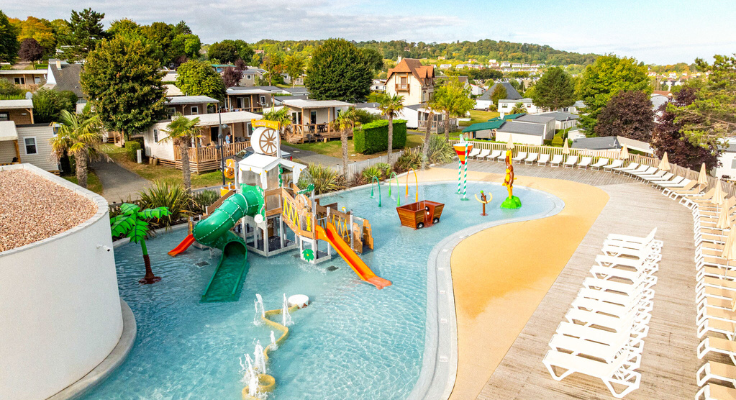 Espace aquatique, camping la Vallée